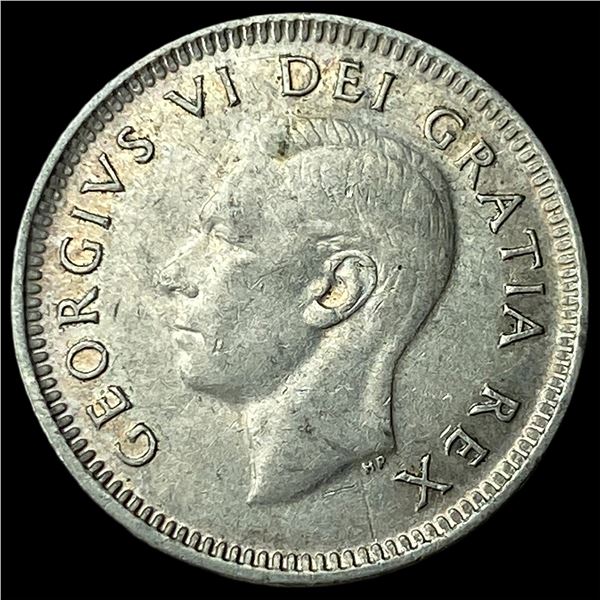 1951 Canada Silver 10 Cents HIGH GRADE