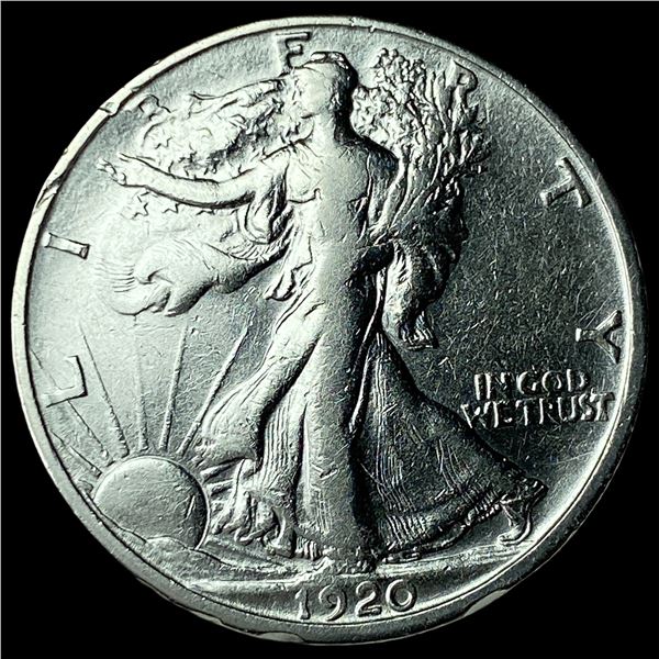 1920-S Silver Walking Liberty Half Dollar  CLOSELY UNCIRCULATED