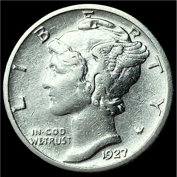 1927-D Silver Mercury Dime CLOSELY  UNCIRCULATED