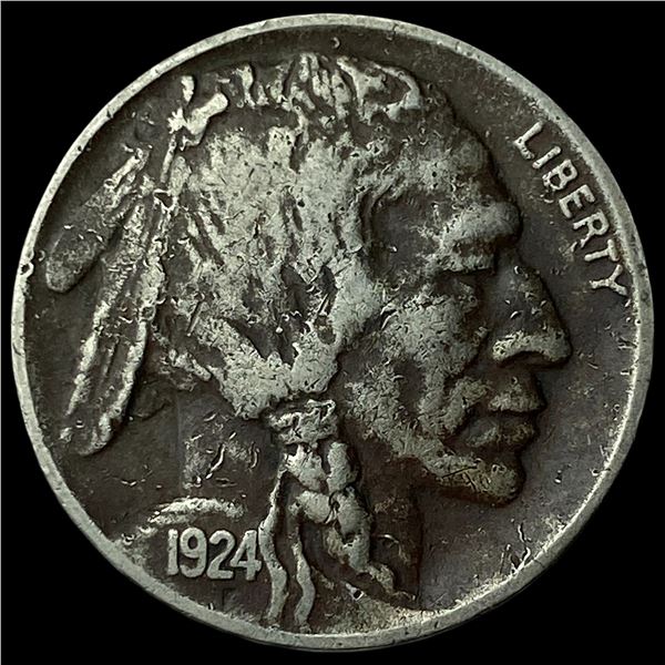 1924-D Buffalo Nickel NEARLY UNCIRCULATED