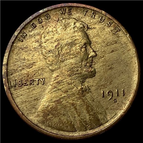 1911-S Lincoln Wheat Cent HIGH GRADE