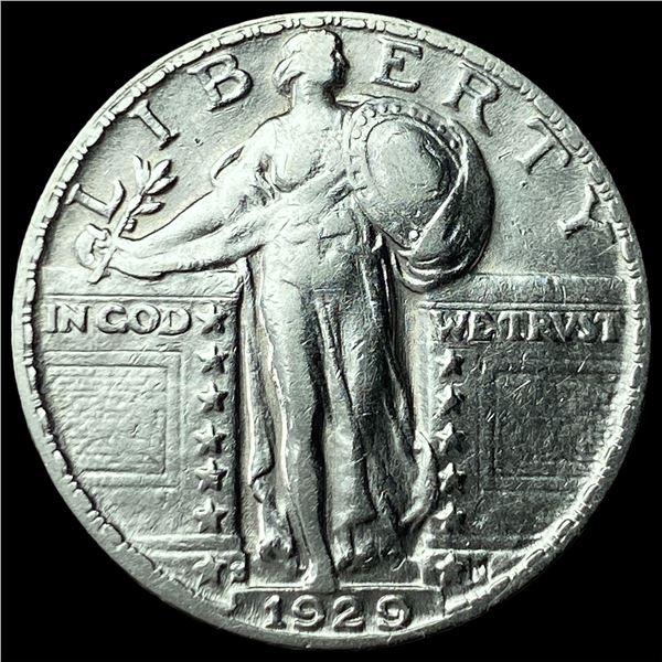 1929-S Silver Standing Liberty Quarter CLOSELY UNCIRCULATED