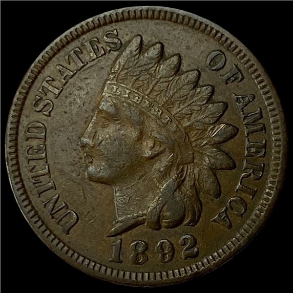 1892 Indian Head Cent CLOSELY UNCIRCULATED