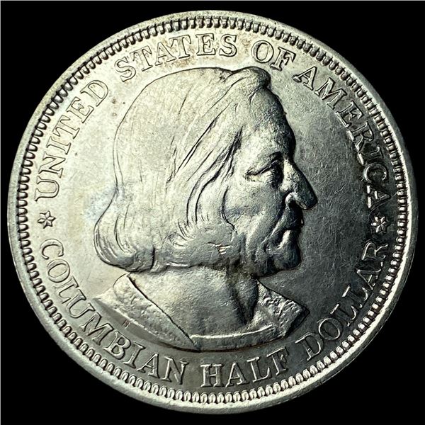 1892 Silver Columbian Half Dollar CLOSELY  UNCIRCULATED