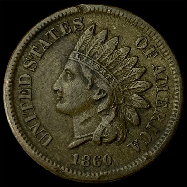 1860 Copper-Nickel Indian Head Cent CHOICE AU