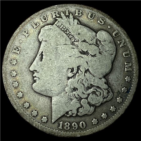 1890-CC Silver Morgan Dollar LIGHTLY  CIRCULATED