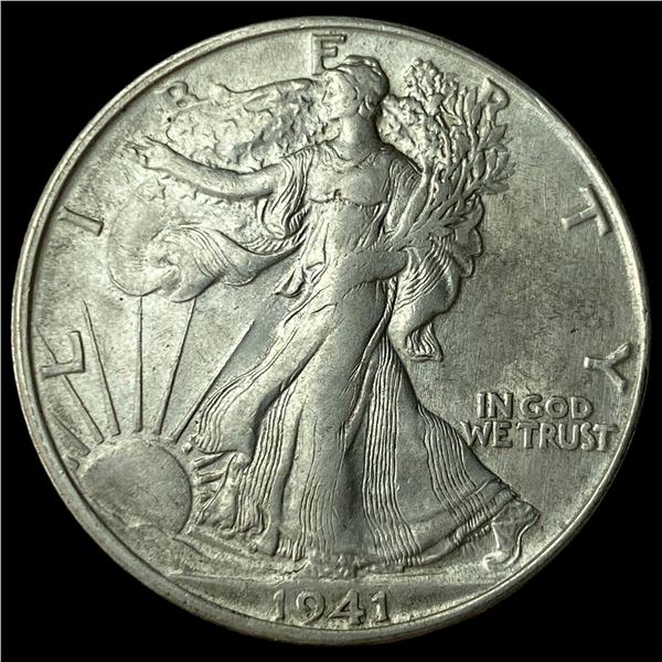 1941-S Silver Walking Liberty Half Dollar  UNCIRCULATED