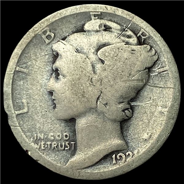 1921 Silver Mercury Dime LIGHTLY CIRCULATED