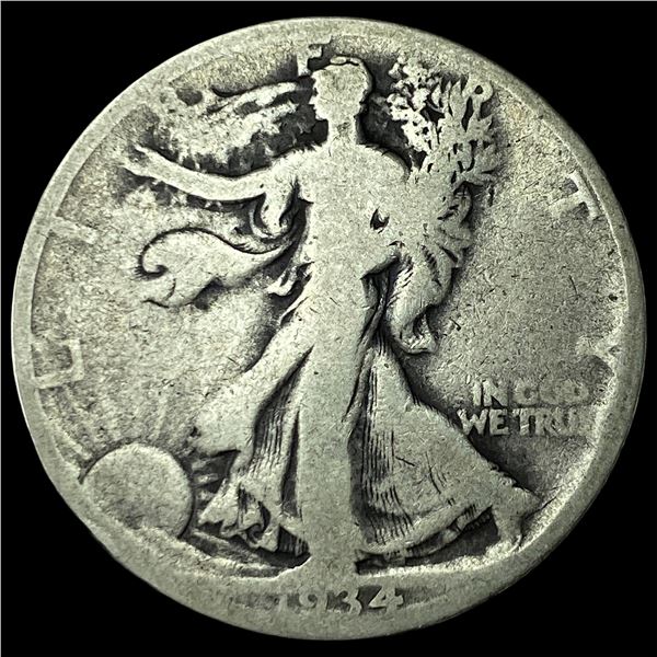 1934-D Silver Walking Liberty Half Dollar  LIGHTLY CIRCULATED