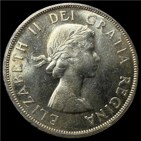 1958 Canada Silver Dollar (British Columbia)  CHOICE BU
