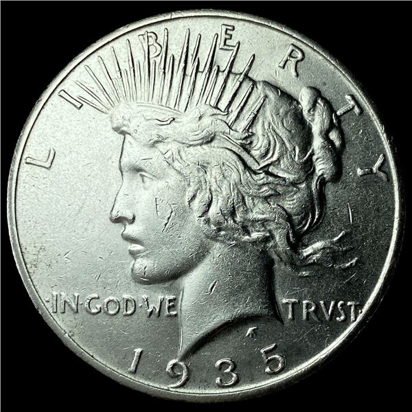 1935-S Silver Peace Dollar CHOICE BU