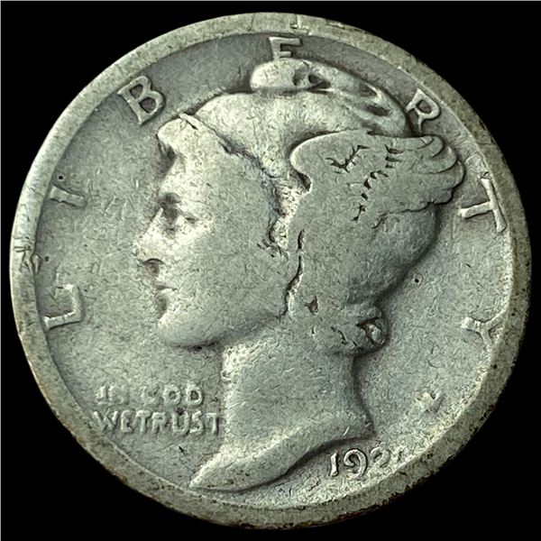 1920 Silver Mercury Dime LIGHTLY CIRCULATED