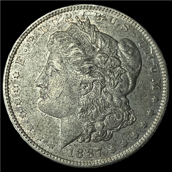 1887 Silver Morgan Dollar CLOSELY  UNCIRCULATED