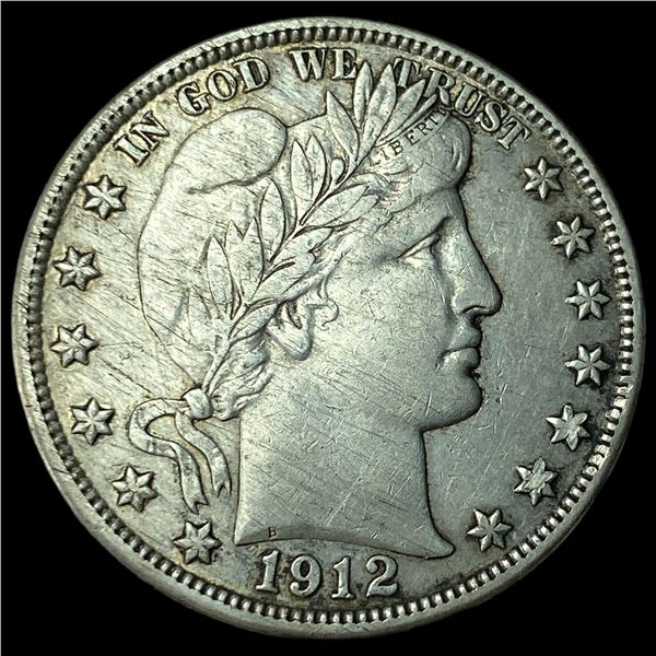 1912-D Silver Barber Half Dollar HIGH GRADE
