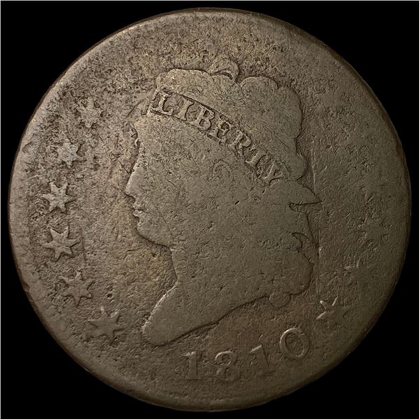1810 Classic Head Large Cent NICELY  CIRCULATED