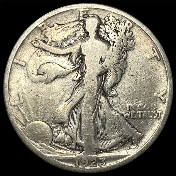 1923-S Silver Walking Liberty Half Dollar  NICELY CIRCULATED