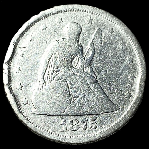 1875-S Seated Liberty Half Dollar NICELY  CIRCULATED