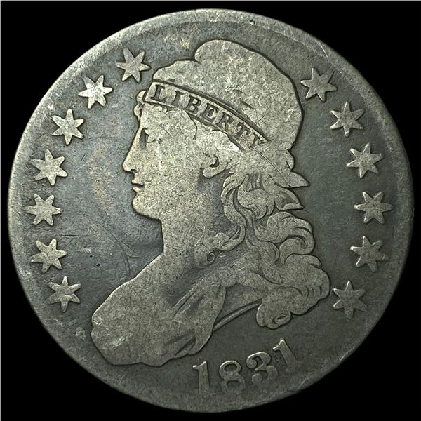 1831 Capped Bust Half Dollar NICELY  CIRCULATED