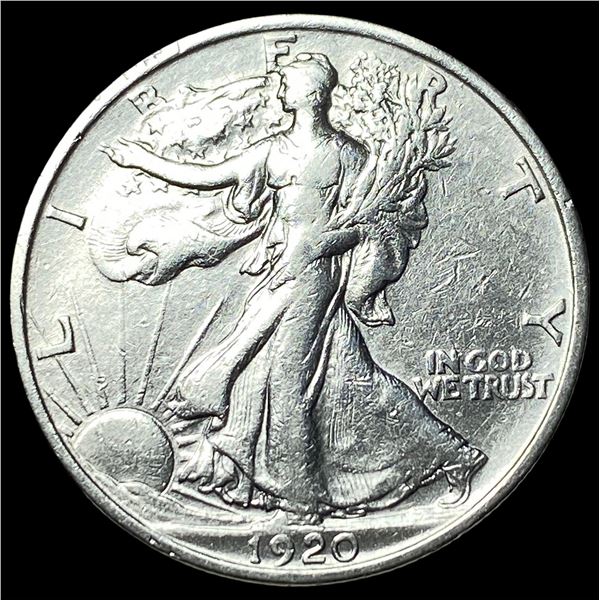 1920 Silver Walking Liberty Half Dollar  CLOSELY UNCIRCULATED