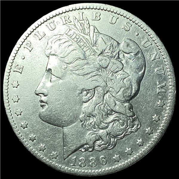 1886-O Silver Morgan Dollar NEARLY  UNCIRCULATED