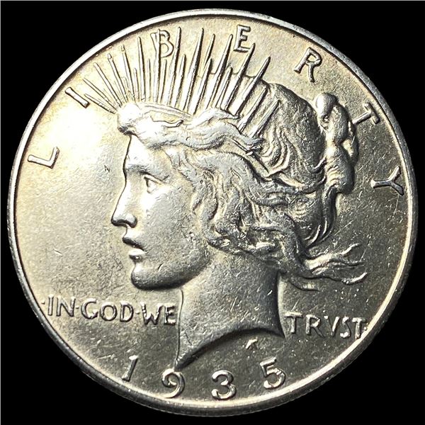 1935-S Silver Peace Dollar CLOSELY  UNCIRCULATED
