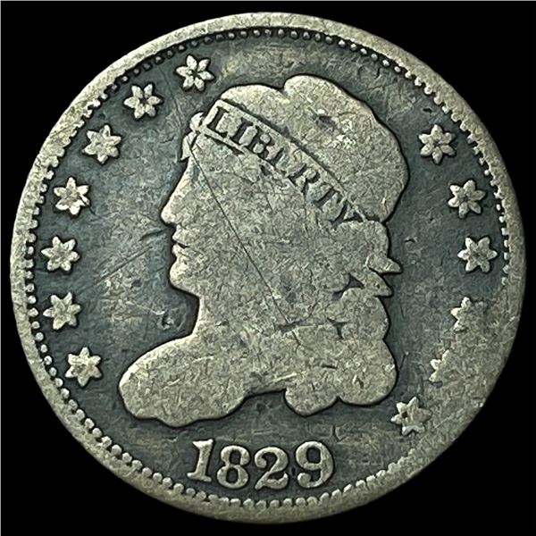 1829 Capped Bust Half Dime NICELY CIRCULATED