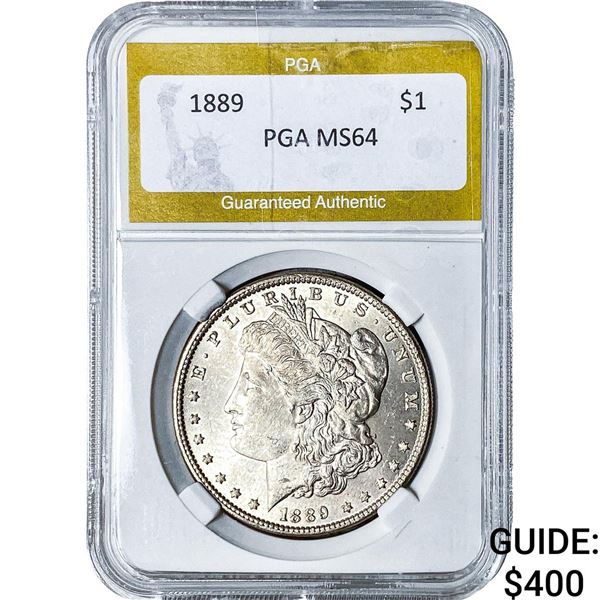 1889 Morgan Silver Dollar PGA MS64