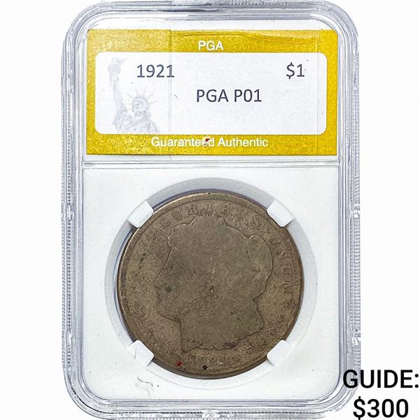 1921 Morgan Silver Dollar PGA P01