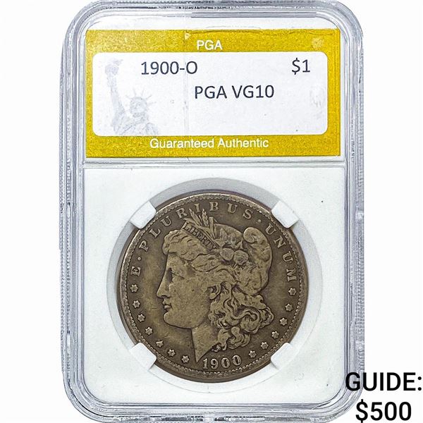1900-O Morgan Silver Dollar PGA VG10
