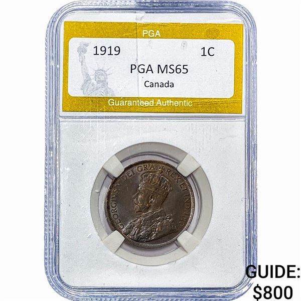1919 1C Canada PGA MS65