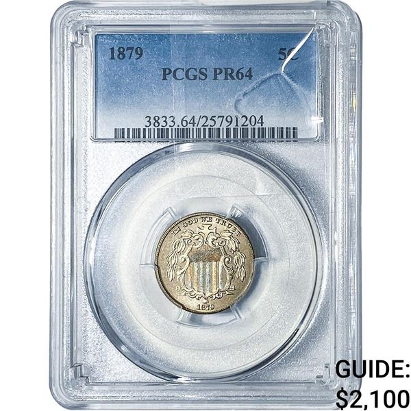 1879 Shield Nickel PCGS PR64