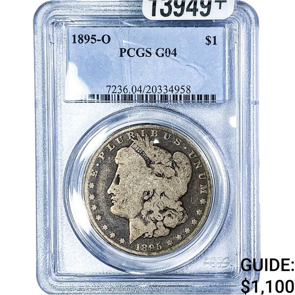 1895-O Morgan Silver Dollar PCGS G4