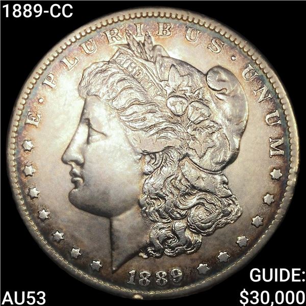 1889-CC Morgan Silver Dollar