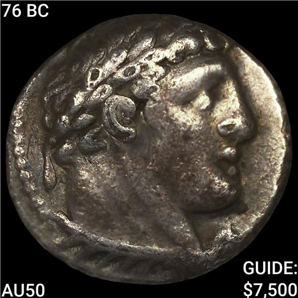 76 BC Phoenicia Half Shekel; Tyre