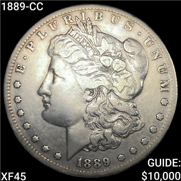 1889-CC Morgan Silver Dollar