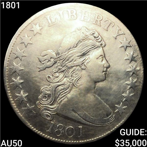 1801 Draped Bust Half Dollar