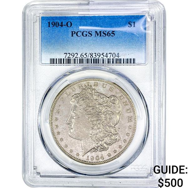 1904-O Morgan Silver Dollar PCGS MS65