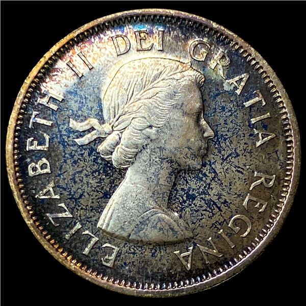 1954 Canada Silver 25 Cents