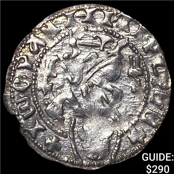 1352-1396 AD Bulgaria Ivan Statsirmir Silver Grosh