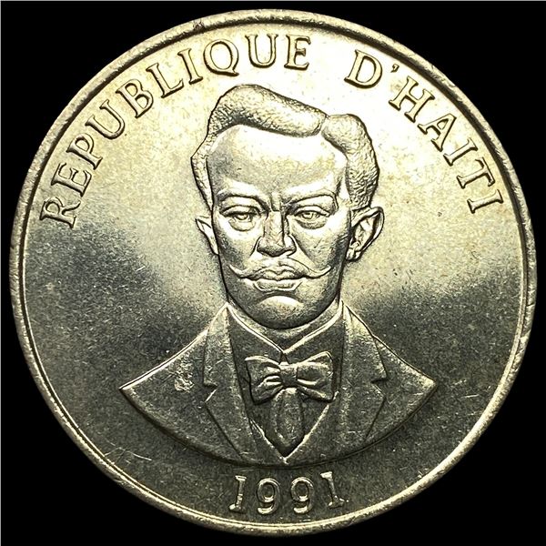 1991 Haiti Copper Nickel 50 Centimes