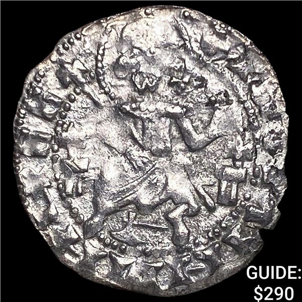 1352-1396 AD Bulgaria Ivan Statsirmir Silver Grosh