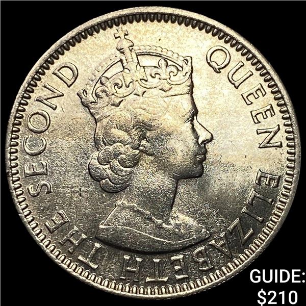 1955 Cyprus Copper Nickel 50 Mils