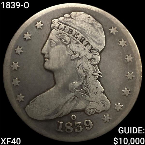 1839-O Capped Bust Half Dollar