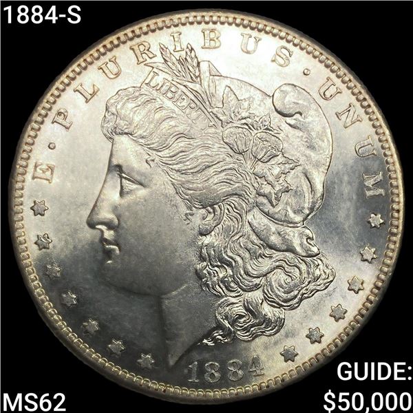 1884-S Morgan Silver Dollar