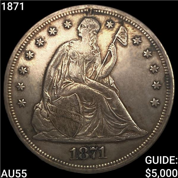 1871 Seated Liberty Dollar