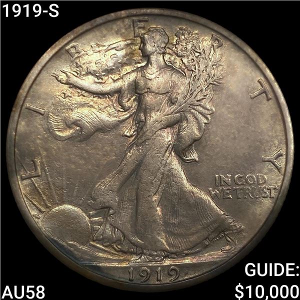 1919-S Walking Liberty Half Dollar