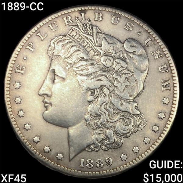 1889-CC Morgan Silver Dollar