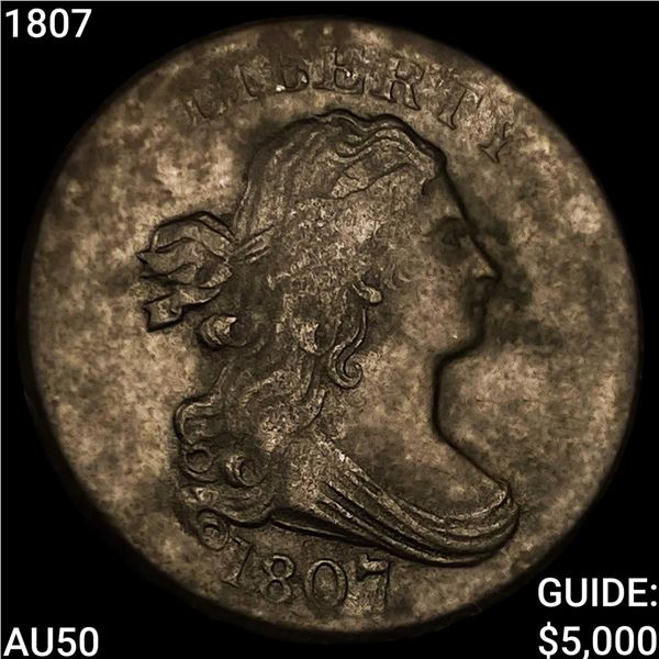 1807 Draped Bust Half Cent