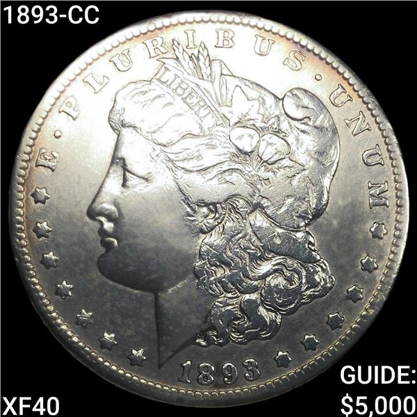 1893-CC Morgan Silver Dollar