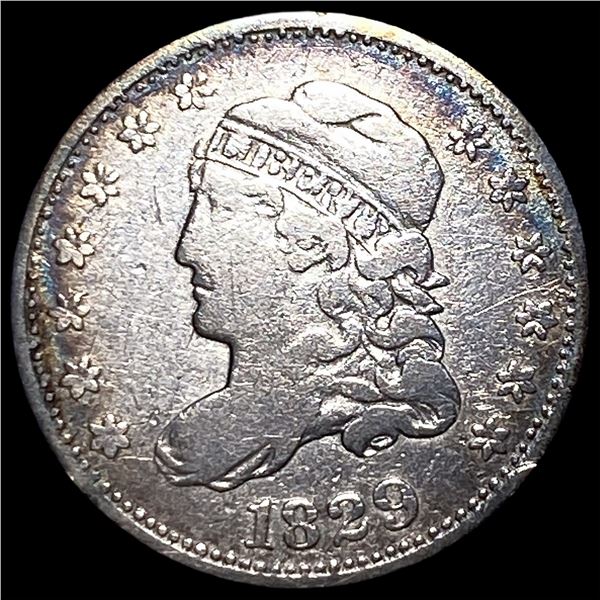 1829 Capped Bust Half Dime ABOUT UNCIRCULATED